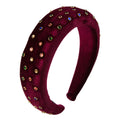 Thickened Sponge Gold Velvet Cloth Headband Ladies Ins Bag Cloth Wide-Brimmed Headband Hair Accessories