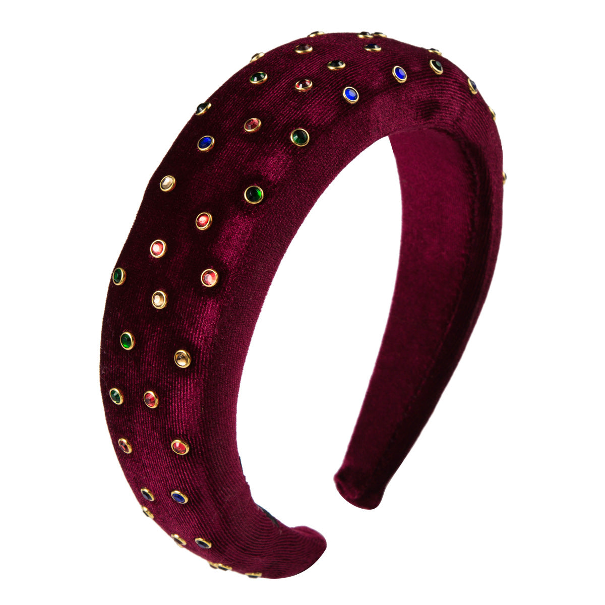 Thickened Sponge Gold Velvet Cloth Headband Ladies Ins Bag Cloth Wide-Brimmed Headband Hair Accessories