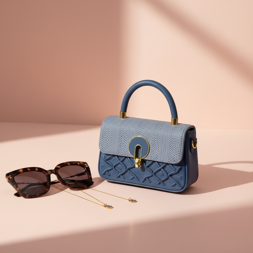 Quilted Mini Top-Handle Handbag
