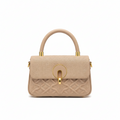 Quilted Mini Top-Handle Handbag