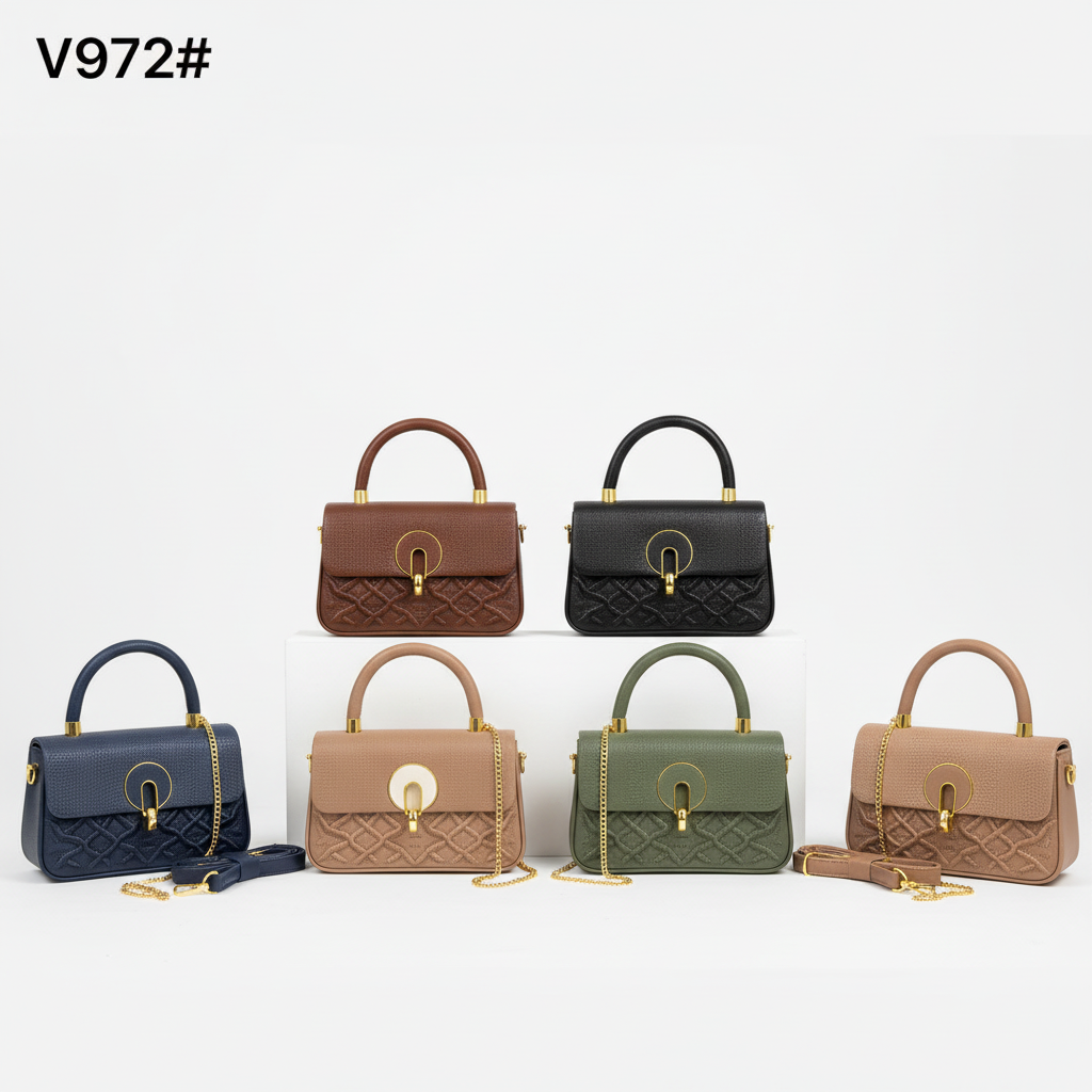 Quilted Mini Top-Handle Handbag